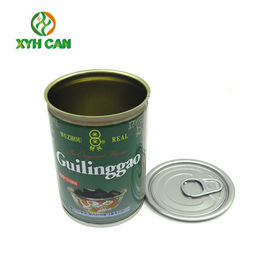 Beverage Tin Can Multi-Size Round Tin Containers For Food Packaging Glossy Lamination